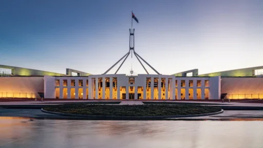 Australian Parliament House in Canberra.